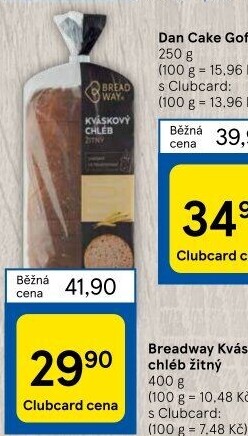 Chleb žitný kváskový Breadway