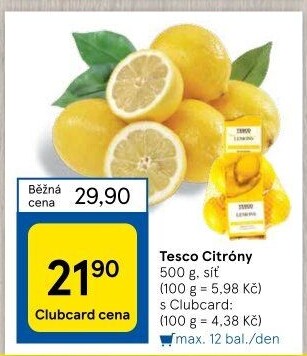 Citrony Tesco