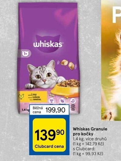 Granule pro kočky Whiskas