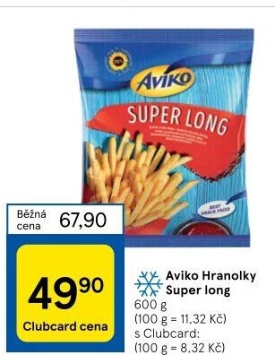 Hranolky mražené Super Long Aviko
