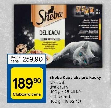 Kapsičky pro kočky Sheba