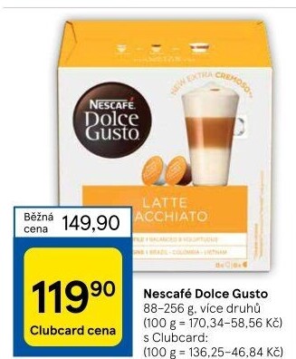 Kapsle Dolce Gusto Nescafé
