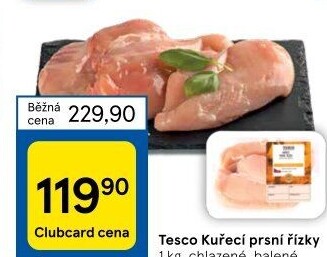 Kuřecí prsní řízky Tesco