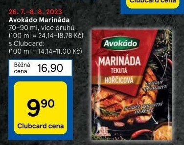 Marináda Avokádo