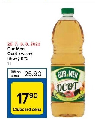 Ocet kvasný lihový Gurmen