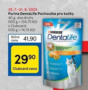 Pamlsky pro kočky Denta Life Purina