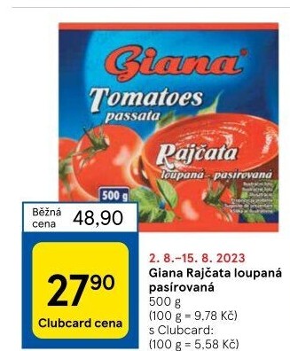 Pasírovaná rajčata Giana