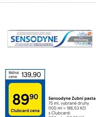 Pasta na zuby Sensodyne