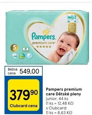 Pleny dětské Pampers Premium Care