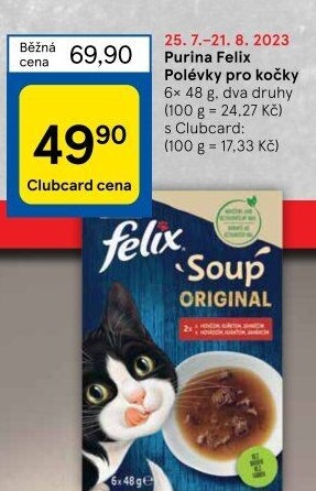 Polévka pro kočky Felix Purina
