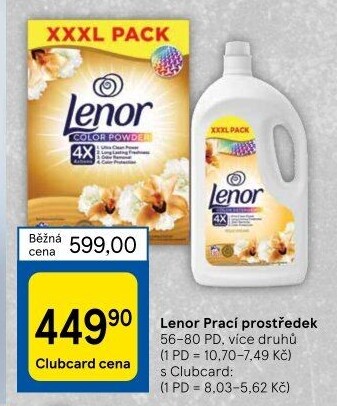 Prací prostředky Lenor