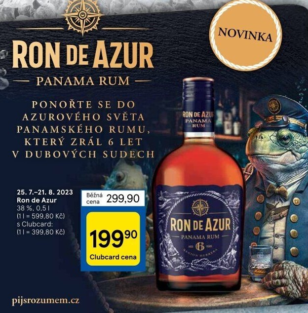Rum 6YO Panama Ron de Azur