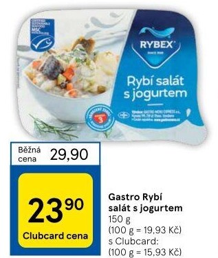 Salát rybí s jogurtem Rybex
