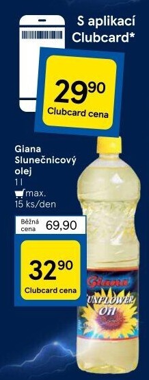 Slunečnicový olej Giana
