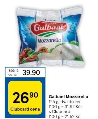 Sýr Mozzarella Galbani