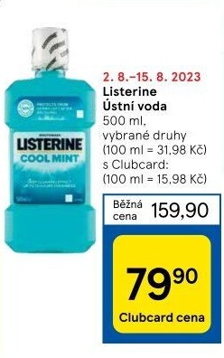 Ústní voda Listerine