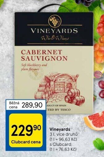 Vína Vineyards World Wines - bag in box