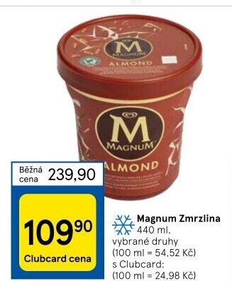 Zmrzlina v kelímku Magnum Algida