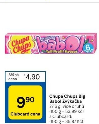Žvýkačky Chupa Chups
