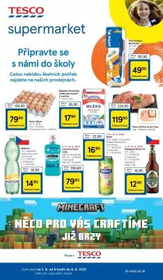 akční leták Tesco 2.8.2023-8.8.2023