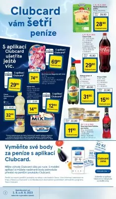 akční leták Tesco 2.8.2023-8.8.2023