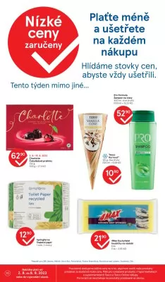akční leták Tesco 2.8.2023-8.8.2023
