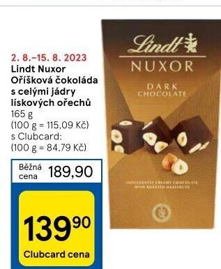 Bonboniéra Nuxor Lindt