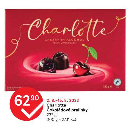 Bonboniéra Pralinky Charlotte Tesco