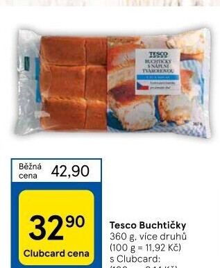 Buchtičky české Tesco