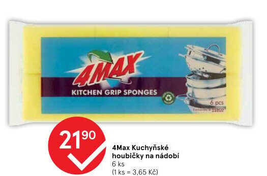 Houbičky na nádobí 4Max