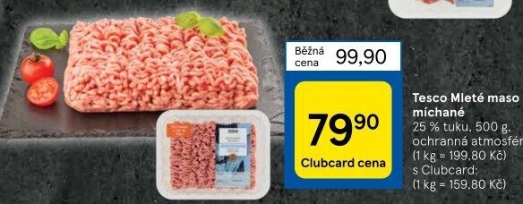 Mleté maso mix Tesco