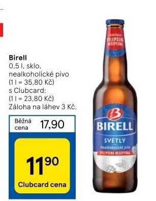 Nealkoholické pivo Birell