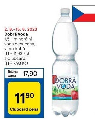 Ochucená voda Dobrá voda