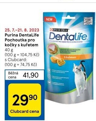 Pamlsky pro kočky Denta Life Purina