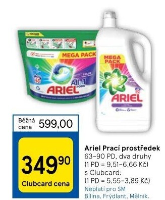 Prací prostředky Ariel