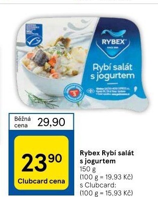 Salát rybí s jogurtem Rybex