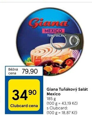 Salát s tuňákem Giana