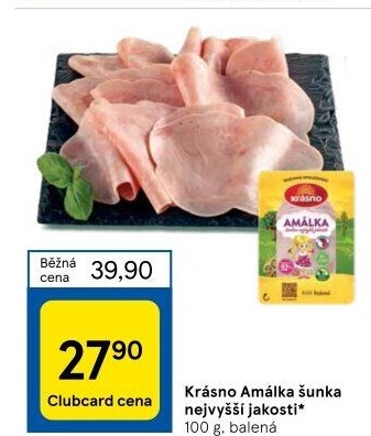 Šunka Amálka nejvyšší jakosti Krásno