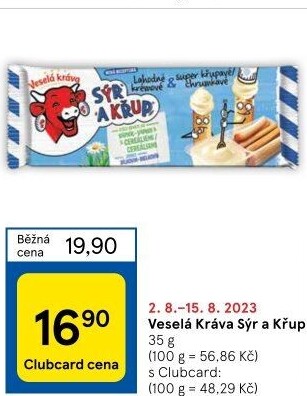 Sýr a křup Veselá kráva