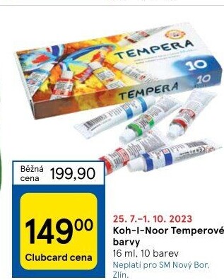 Temperové barvy KOH-I-NOOR