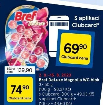 WC blok tuhý De Luxe Bref