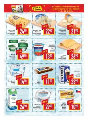 akční leták BILLA 2.8.2023-8.8.2023