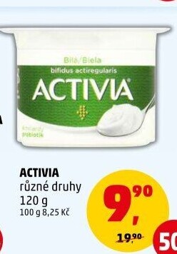 Bílý jogurt Activia Danone