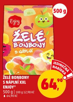 Bonbony želé s náplní Enjoy