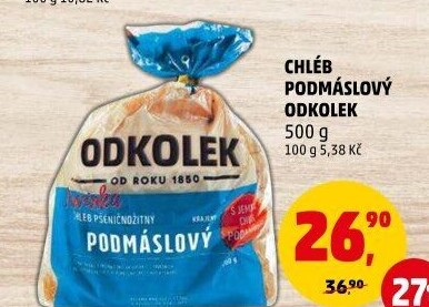 Chléb podmáslový Odkolek