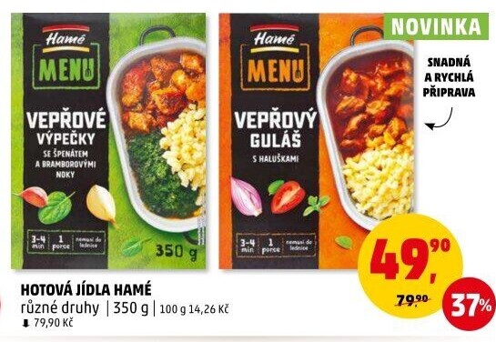 Hotová jídla Hamé