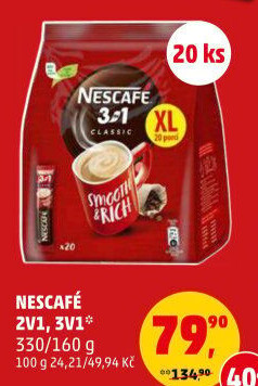 Instantní káva porcovaná 2v1 Nescafé