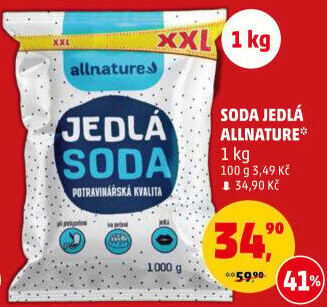 Jedlá soda Allnature