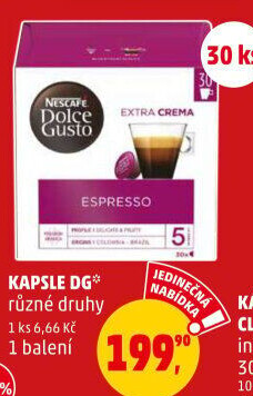 Kapsle Dolce Gusto Nescafé