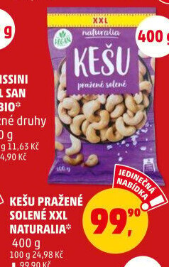 Kešu pražené Naturalia